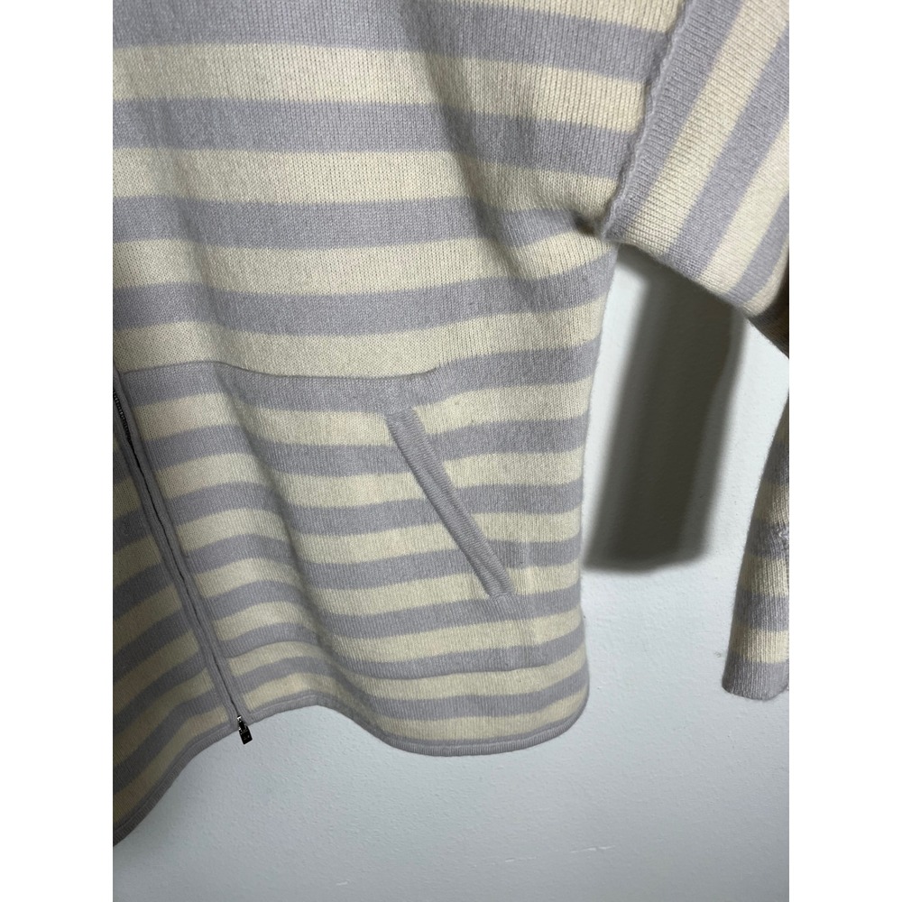 LORO PIANA Baby Cashmere Reversible Full Zip Hoodie Poncho Sweater - Picture 11 of 16